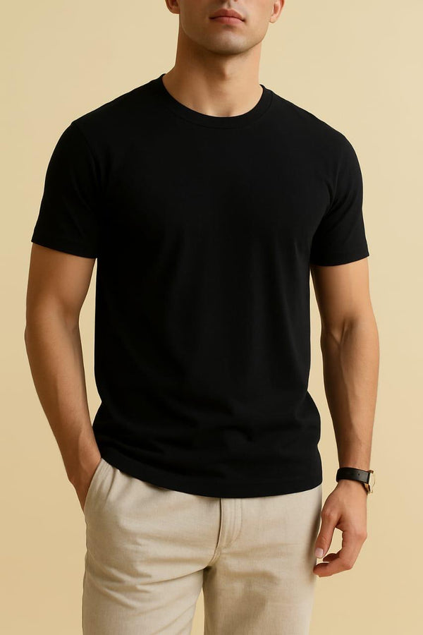 Essential Black Crew Neck T-Shirt